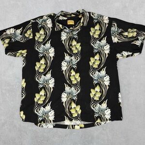 Tommy Bahama XXL 100% Silk Hawaiian Floral Button Shirt